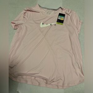 Nike Women's Soft Pink Short Sleeve Tee